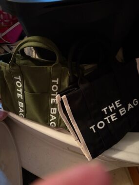 Tote Bag Canvas Satchel - Olive Green